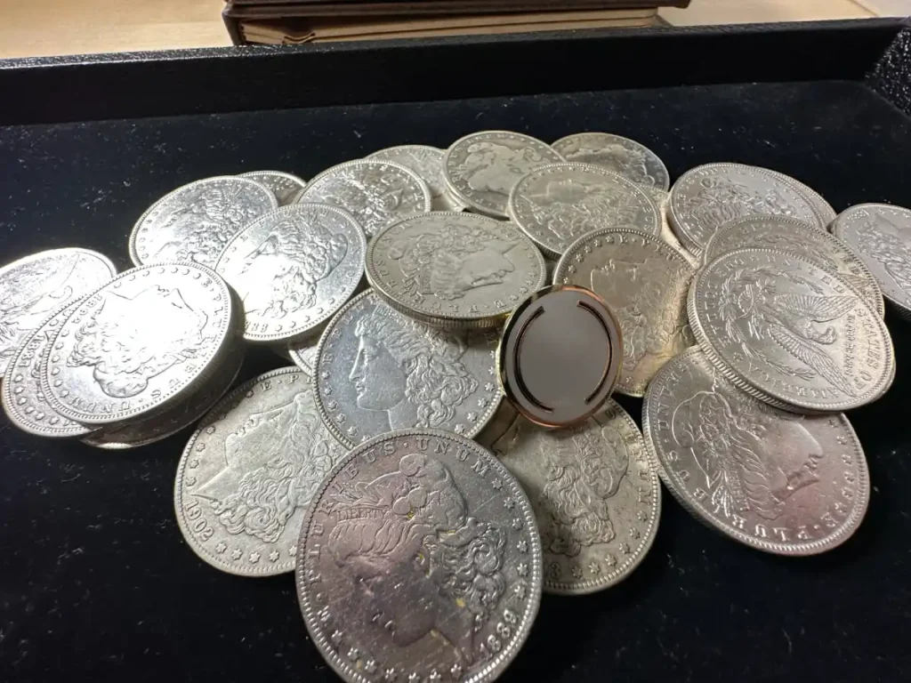 Leave Your Inherited Coins How You Found Them - Image of Morgan Silver Dollars coin collections
