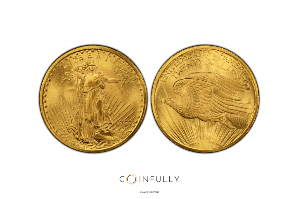 How to Sell St. Gaudens Double Eagle Gold Coins: Key Steps - St Gaudens Double Eagles ready to be sold to Coinfully