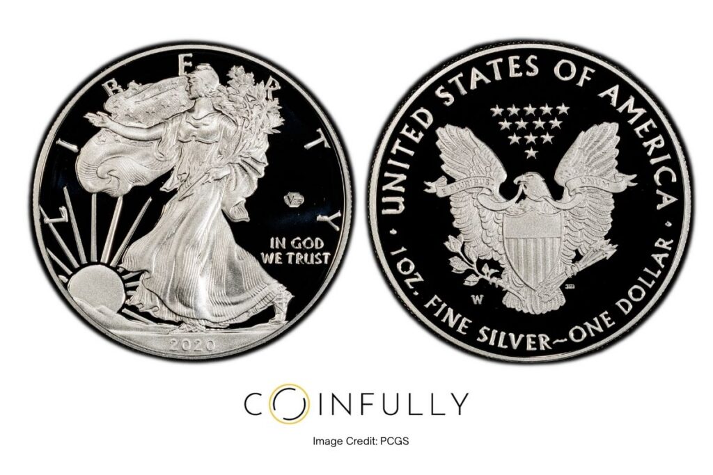How To Sell Silver Eagle Coins - 2020 Silver Eagle PR70 DCAM - Coinfully