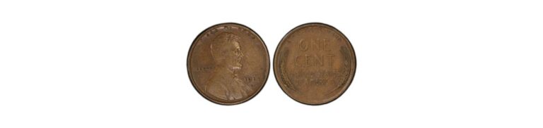 Wheat penny from 1914 showing Lincoln's profile on one side and "ONE CENT" on the other.