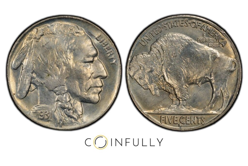 Where To Sell Buffalo Nickels - 1931 Buffalo Nickel - Coinfully