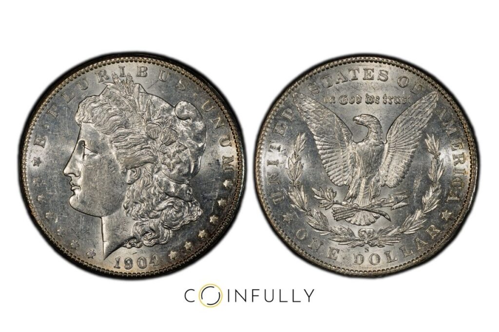 1904-S Morgan Silver Dollar - Inherited Coins - Coinfully