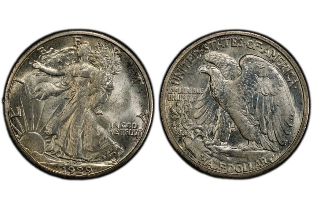 1929 Walking Liberty Half Dollar - Coinfully