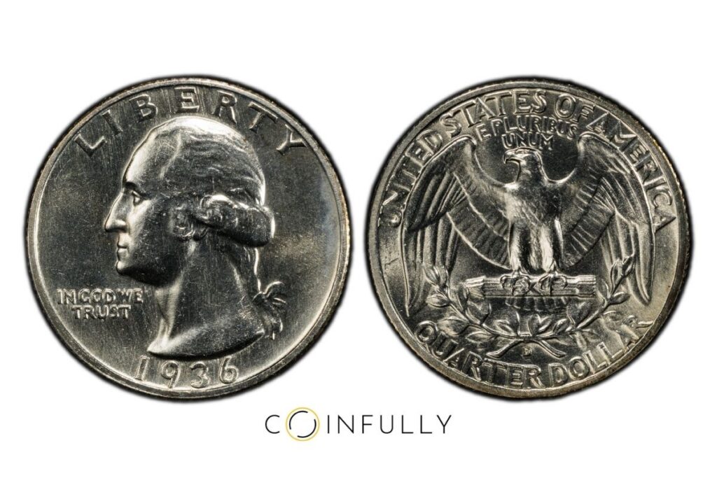 1936-D Washington Quarter - Coinfully