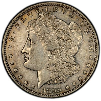 1895 PR50 Morgan Silver Dollar - Obverse - Coinfully