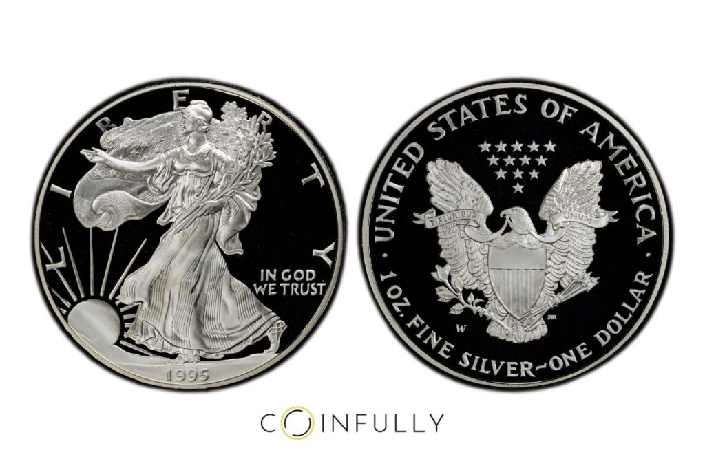 1995 American Silver Eagle - Proof - Coinfully
