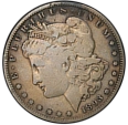 1893 silver coin featuring a profile of a woman with wavy hair and the text "E PLURIBUS UNUM."