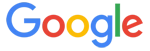 Google logo in colorful letters, featuring blue, red, yellow, and green.