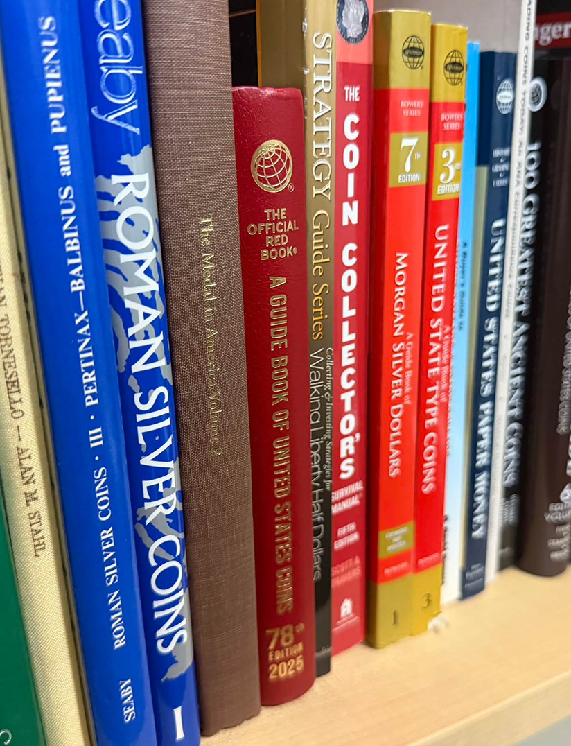 Books on numismatics